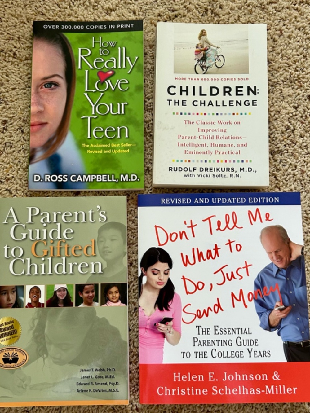 Books - Set of 4 - Parents Guide - Gifted Children - Teen - Challenge - College - Picture 3 of 3